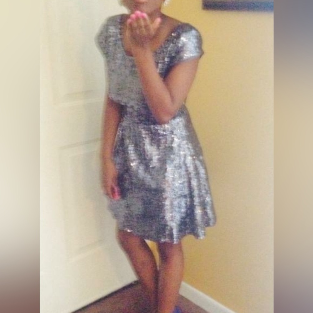 Sequin Cocktail Dress (size 5-6)
